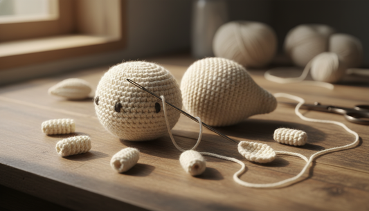 How to Sew Amigurumi Parts Together