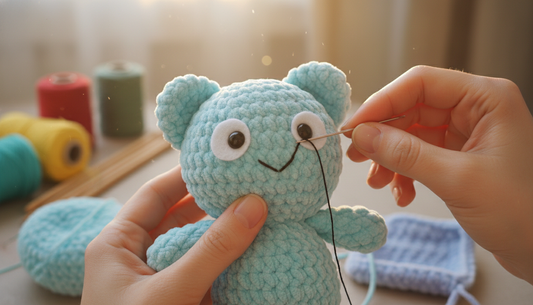 How to Embroider Details on Amigurumi